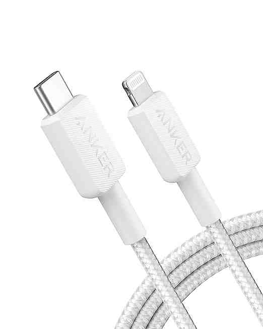 Anker 322 USB-C to Braided Lightning Cable 6ft.