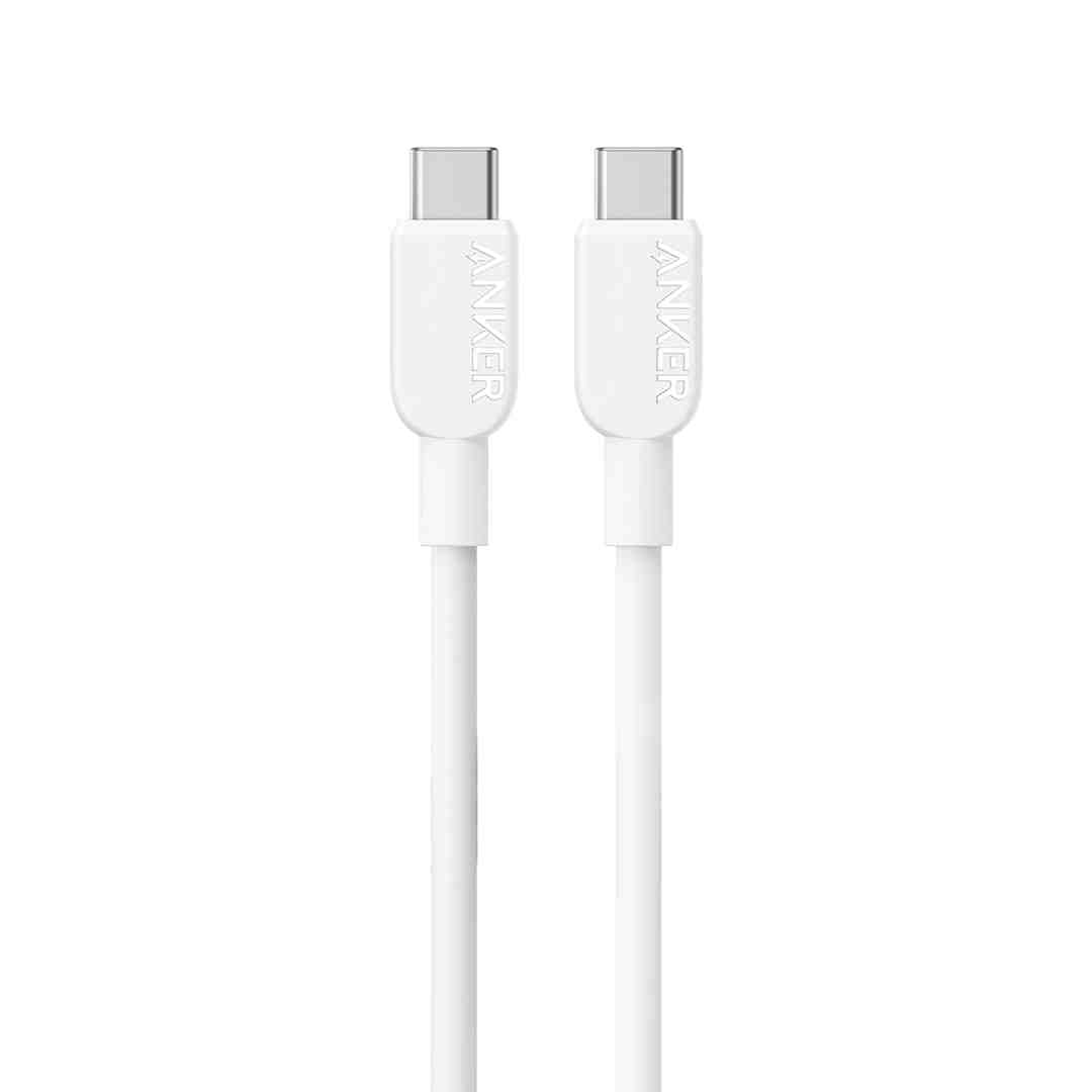 Anker 310 USB-C to USB-C Cable – (3ft) White.