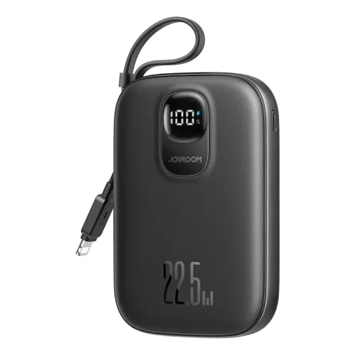 Joyroom JR-PBF18 10000mAh 22.5W Fast Charging Power Bank With Lightning Cable.